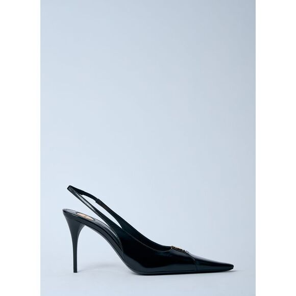 Saint Laurent Women Babylone Heeled Mules